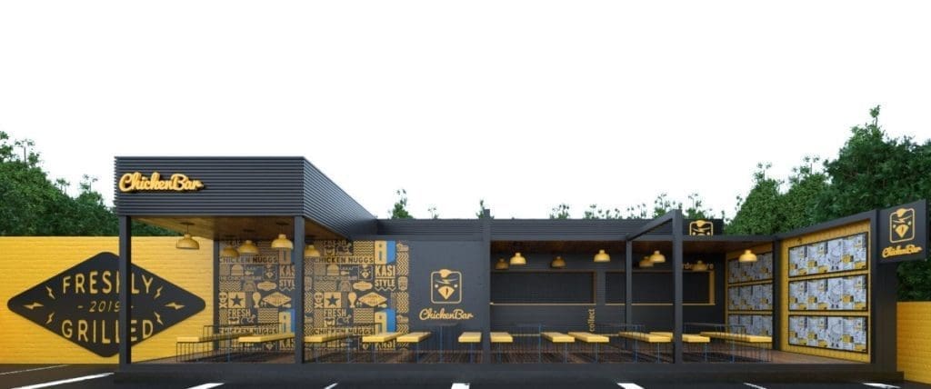 Chicken Bar container