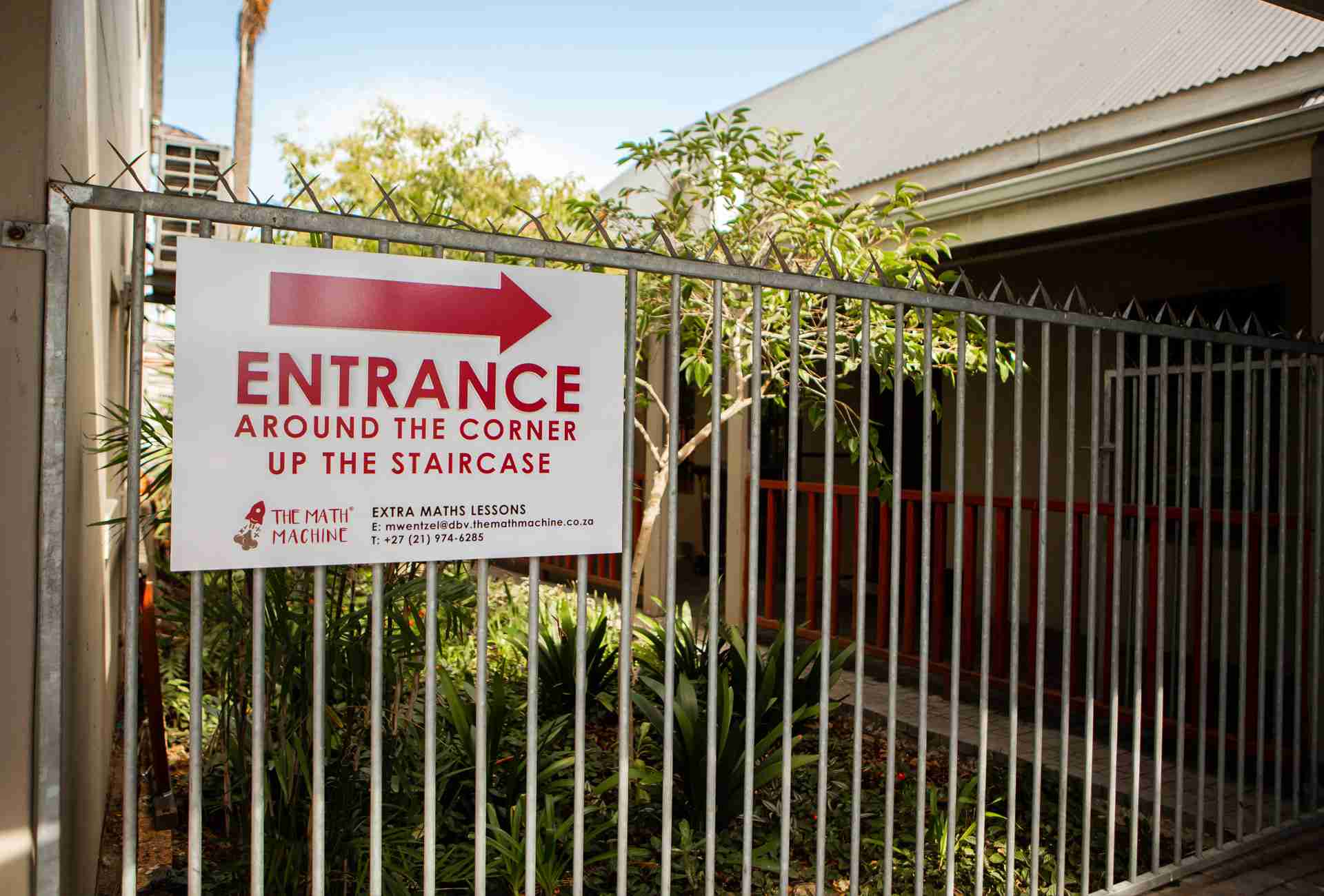 The Math Machine Entrance